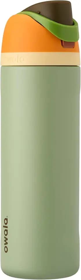 Owala FreeSip Isolierte Edelstahl-Trinkflasche, 710ml, Camo Cool