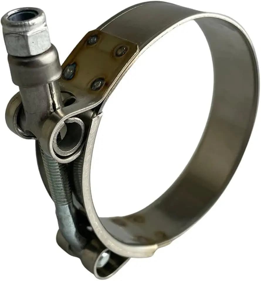 W2 Teil Edelstahl T-Schraube Schlauchschellen für industrielle Maschinen und Auspuffschellen (1, 72-80mm)