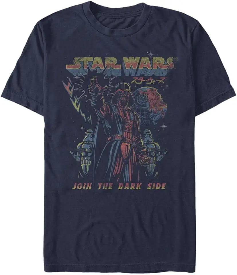 Star Wars Unisex Vader Kanji Organic Short Sleeve T-Shirt