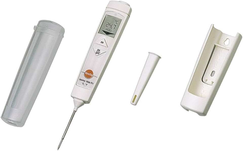 Testo Digitales Thermometer, 106 Kit, Tragbar, 1 bis 275 °C ±0.5°C max