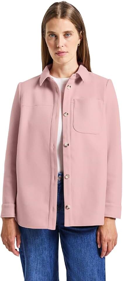 Street One Damen Overshirt In Wolloptik