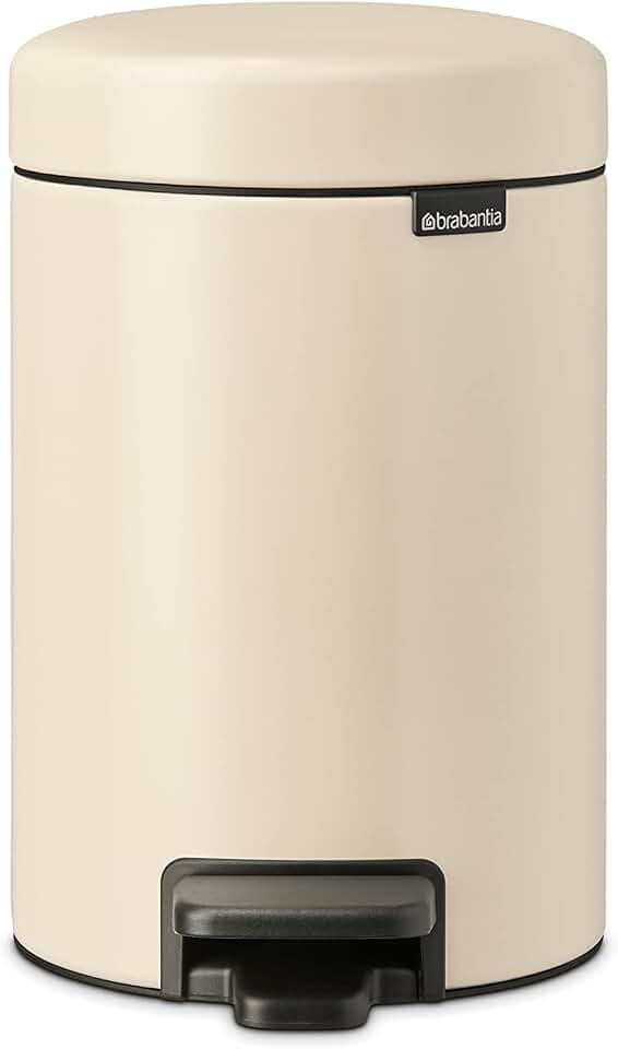 Brabantia NewIcon Treteimer, Soft Beige, 3 l