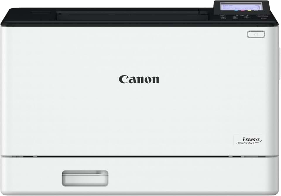 Canon i-SENSYS LBP673Cdw II – Drahtloser WLAN-Farblaserdrucker – A4 Duplexdruck - 33 Seiten/Min. – WLAN, Ethernet & USB – Für kleine Büros & Homeoffice – AirPrint, Mopria & Cloud-Dienste – 250-Blatt