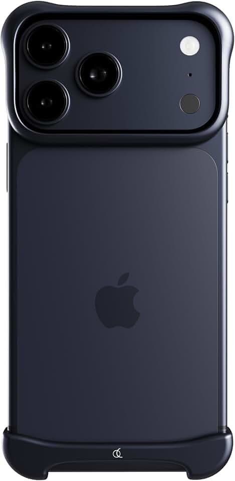Arc Pulse Compatible with iPhone 17 Pro Phone Case (2025), Minimalist Protective Shock Absorption Aerospace Grade Aluminum Shells + Elastomer Inlays Easy Fit 6.3 inch