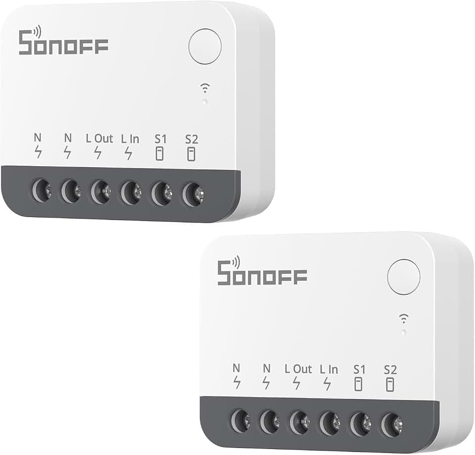 SONOFF Zigbee Smart Switch, funktioniert mit Alexa & Google Home, 2 PACK, erfordert ZigBee Gateway, erfordert neutrale Leitung
