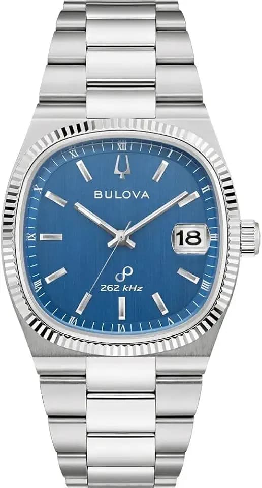 Bulova Herrenuhr Quarz Super Seville Stahl/Blau 96B440