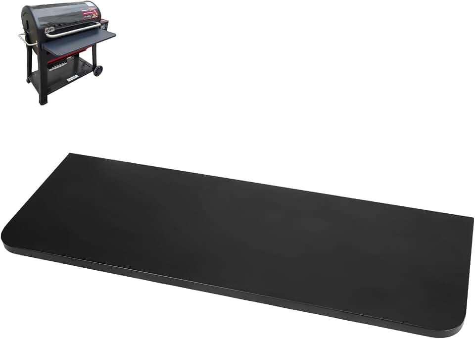 Utheer Folding Front Shelf for Weber Searwood XL 600, BBQ Prep Table