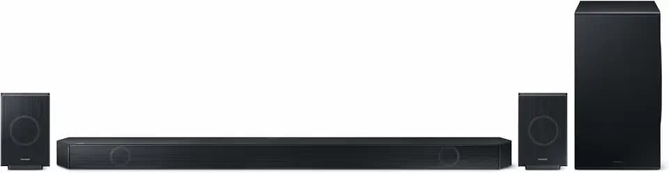 Samsung HW-Q995GD 11.1.4-Kanal Q-Soundbar für TV-Geräte, 4.0.2-Kanal-Rücklautsprecher, Bluetooth-Lautsprecher mit kabellosem Dolby Atmos / DTS:X, Q-Symphony [2024]