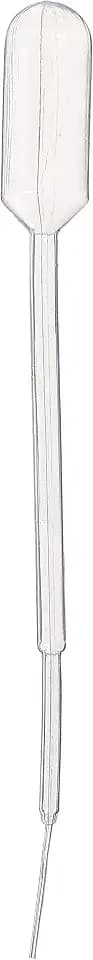 Globe Scientific Transfer Pipet, 134070-250. 5mL Capacity, Fine Tip, Non-Sterile, 153mm Length, Bulb Draw - 3.2mL, 250/Box