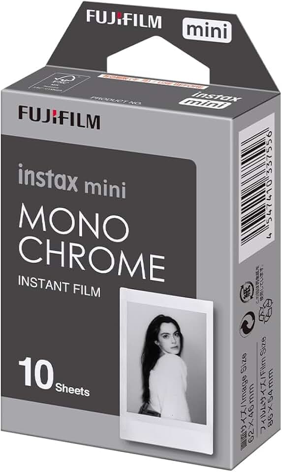 INSTAX Mini Film, Monochrom, Einzelpackung