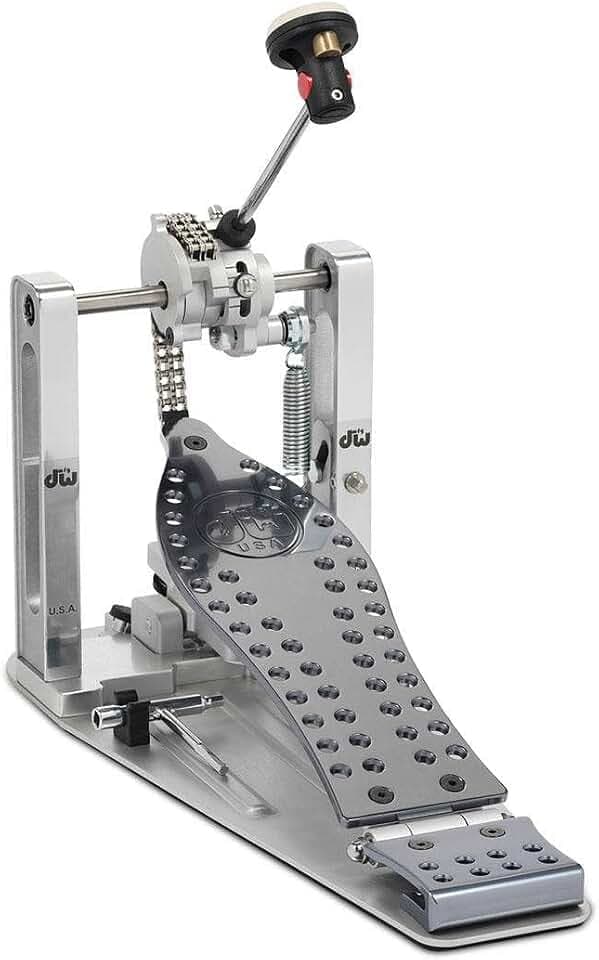 Drum Workshop MFG Serie „Machined Chain Drive“ Einzelpedal mit Tasche