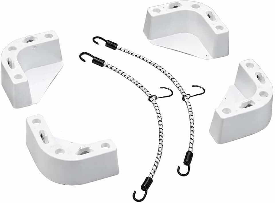 T-H Marine CMK-1-DP Cooler Mounting Kit,White