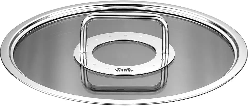 Fissler, Adamant Glasdeckel (Ø 28 cm), Ersatzdeckel für Töpfe & Pfannen, backofengeeignet bis 180 °C