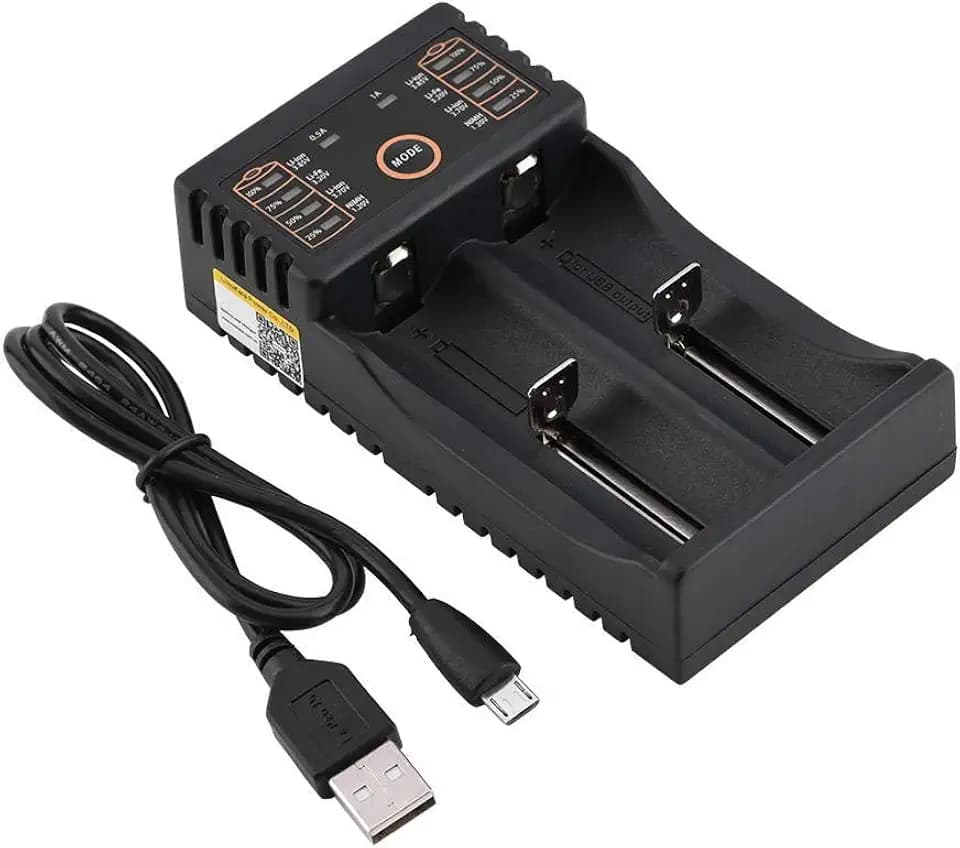 USB Charger Liitokala Lii-202 USB Battery Charger for 18650/18490 / 18350/17670 / 17500/16340(RCR123)