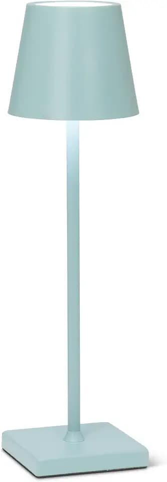 Abbott Collection Classic Shade LED Table Light - Light Blue