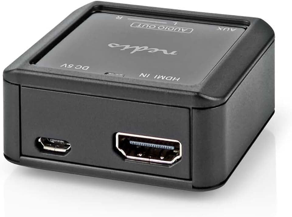 Nedis | Digital Audio Converter | 1-way | Connection input: HDMI™ Input | Connection output: 2x (2x RCA Female) / 3.5 mm | eARC | Automatic | Anthracite