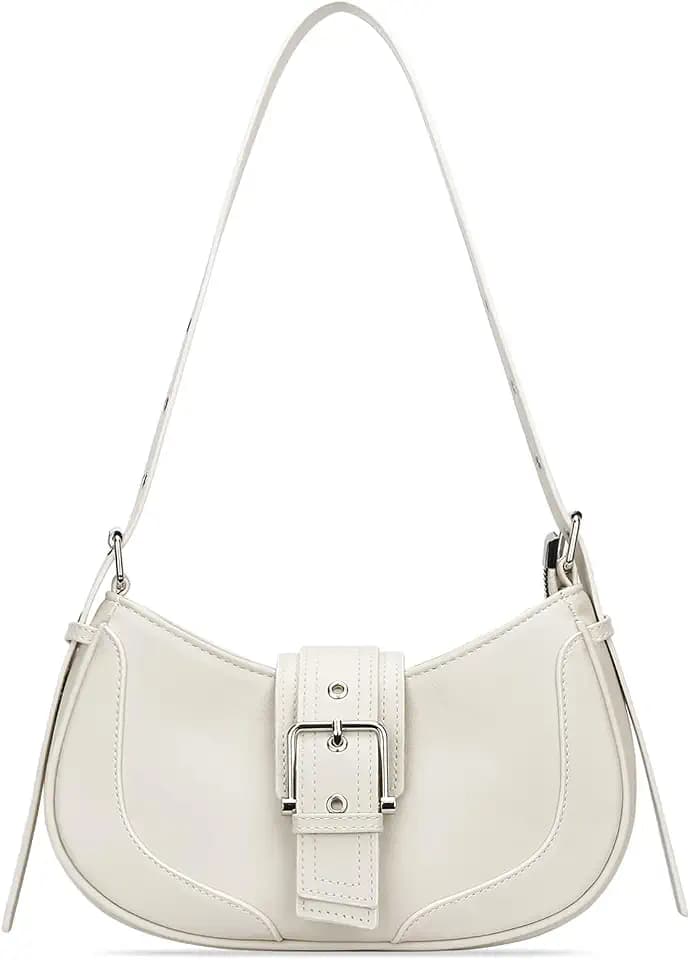 KKXIU Shoulder Bags for Women Retro Vegan Leather Purse