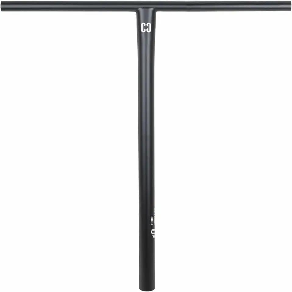 CORE Super Steel Stunt Scooter SCS Lenker für Kinder & Pro, schwarzer Stahl-T-Stange für Street-Stunt-Scooter, 630 mm (Übergröße), Schwarz