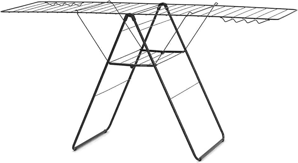 Brabantia HangOn Wäscheständer, Matt Black, 25 m