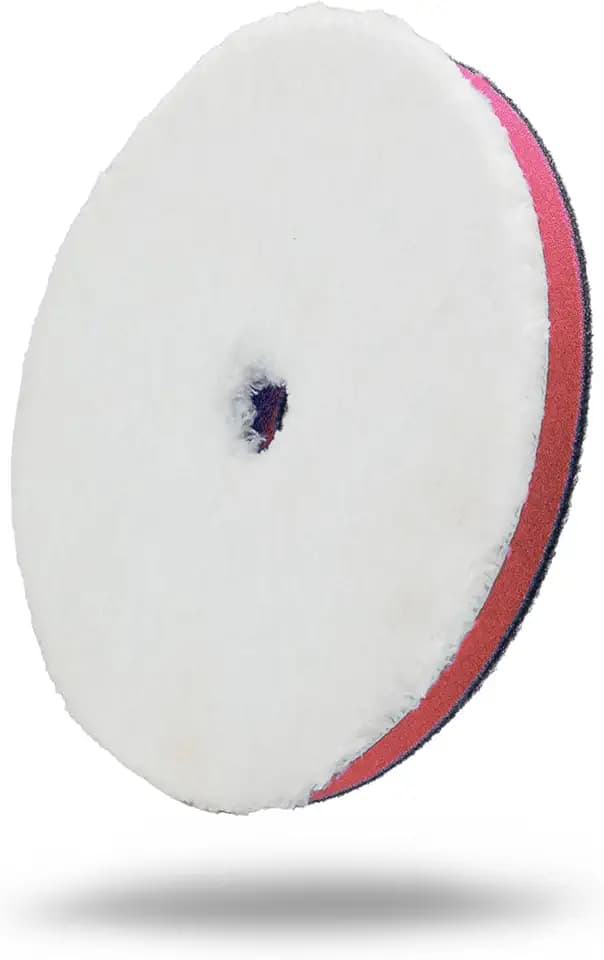Maxshine Universal Microfiber 6” Polishing Foam Pad for Finishing – Hook and Loop, for DA and Rotary Polishers, Ultra-Soft Microfiber pad