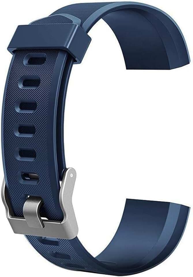 OTOTEC Silikon-Uhrenarmband, kompatibel mit ID115Plus HR-Smartwatch, Ersatz-Uhrenarmband, Schnellverschluss-Armband für 170-225 mm Handgelenkgröße, Blau
