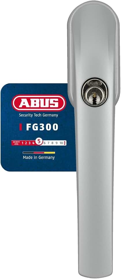 ABUS Fenstergriff FG300 AL0145 - Abschließbar, Druckzylinder