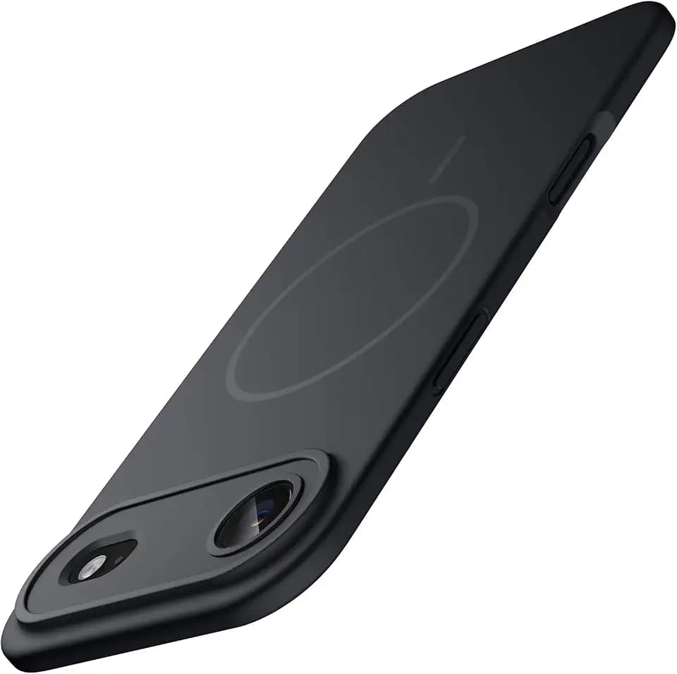 JETech Magnetic Silicone Case for iPhone Air, Black