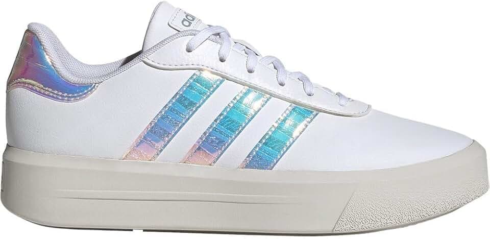 adidas Court Plateau Leder Turnschuhe braun
