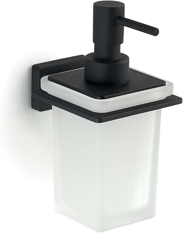 Gedy Atena Seifenspender schwarz matt