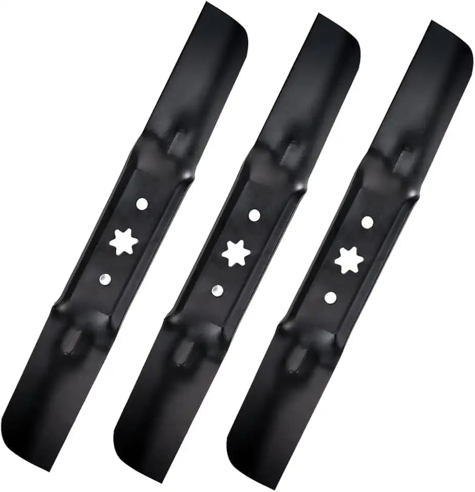 BlueStars 942-05052A Mower Blades for 50 Inch Deck Lawn Mower Medium Lift