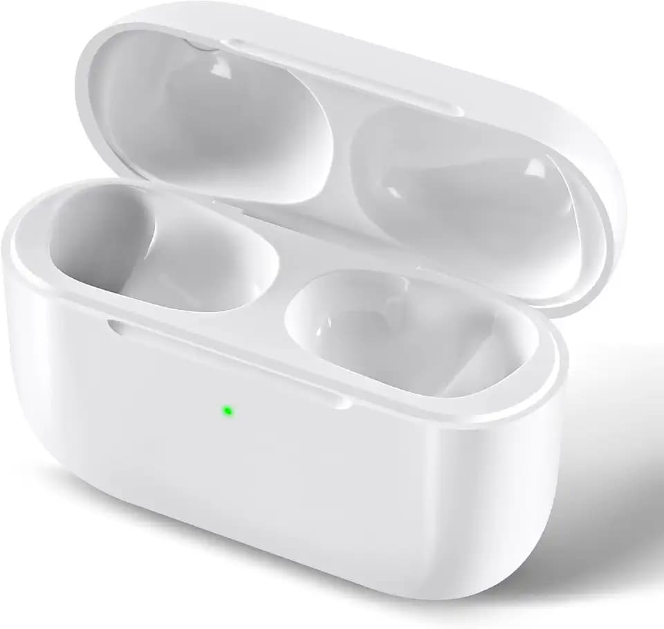 Wireless Charging Case Replacement Compatible with AirPod Pro 3,Air Pod Pro 3 Charger Case with Bluetooth Pairing Function,Type-C Charging,White