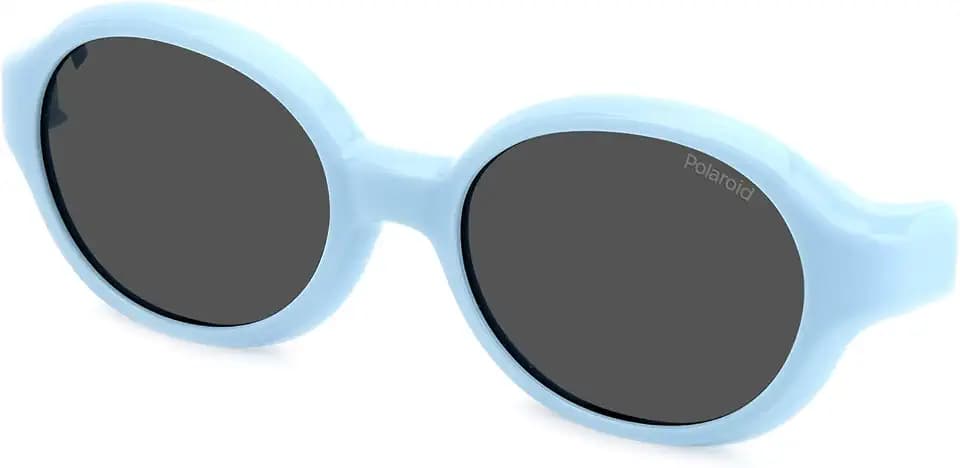 POLAROID KIDS Kinder Brille PLD K004 CL-ON Größe 42-16 mm Azure polarisiert