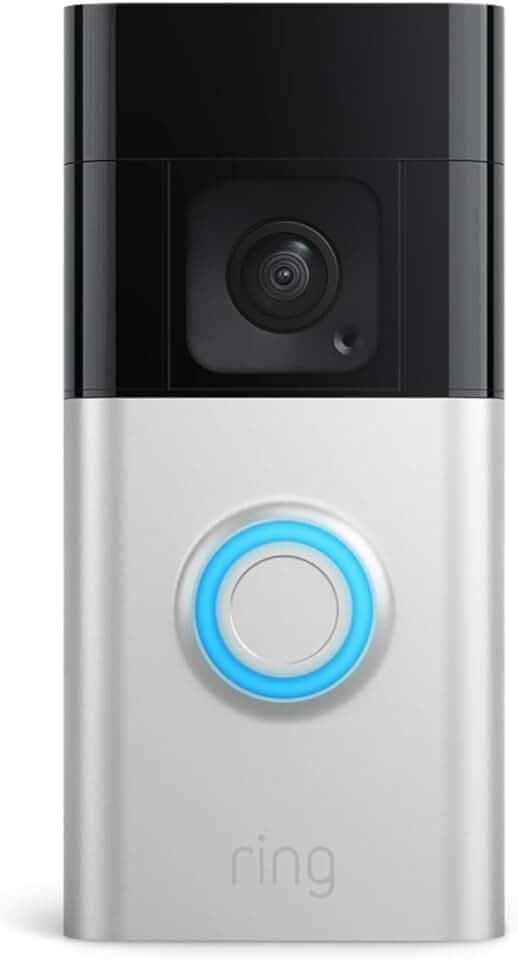 Ring Battery Doorbell Plus, Home or business security, Head-to-Toe HD+ Video, motion detection & alerts, and Two-Way Talk