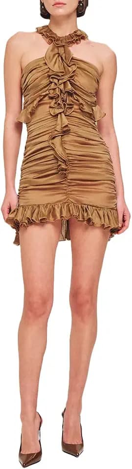 Ronny Kobo Women's Ruched Ria Mini Dress
