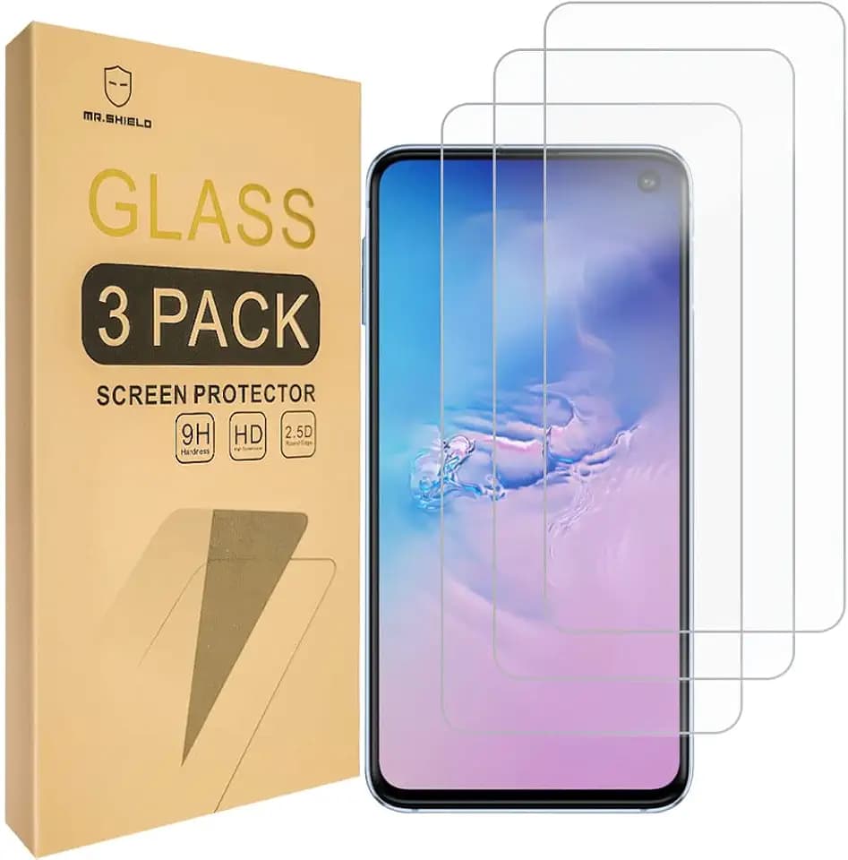 Mr.Shield 3-Pack Tempered Glass Screen Protector for Samsung Galaxy S10e