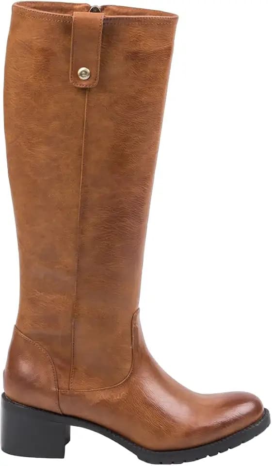 CHATTAWAK Damen 8PERRINECAMELBROSSE36 Hohe Stiefel, bis zum Knie, Kamel gebürstet, 36 EU, Kamel Bürste, 36 EU