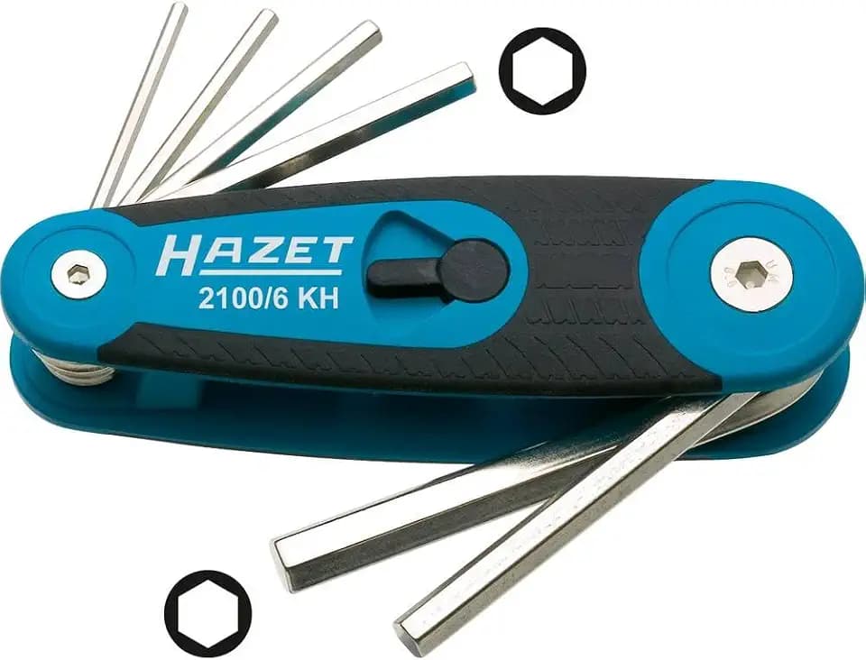 Hazet Winkelschraubendreher-Satz 2100/6KH, Innensechskant Profil, 6-teilig