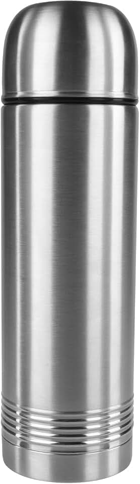 Emsa 618101600 Senator Isolierflasche, Thermosflasche, mobiler Kaffeebecher, 1000ml, Thermobecher, Isolierbecher, Safe Loc Verschluss, edelstahl