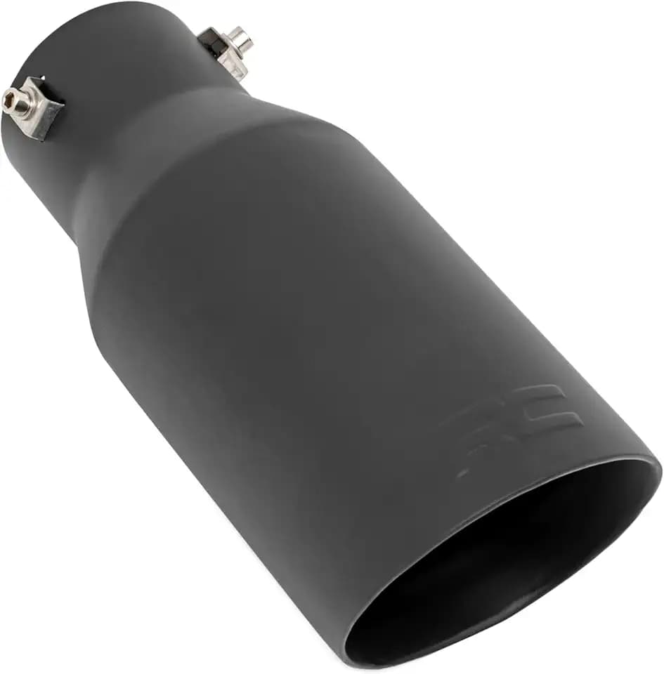 Rough Country Black Exhaust Tip | 304 Stainless Steel | 2.5-3" | Each - 96004