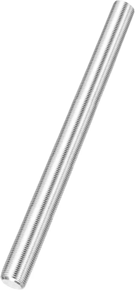 sourcing map Vollgewindestange, M22 x 1,5 mm Teilung, 304 Edelstahl, Rechtshänder, Feingewinde, Bolzen, 200 mm Gewindestangen, Befestigungen für Anker, Bolzen, Aufhänger, Klemmen, U-Bolzen