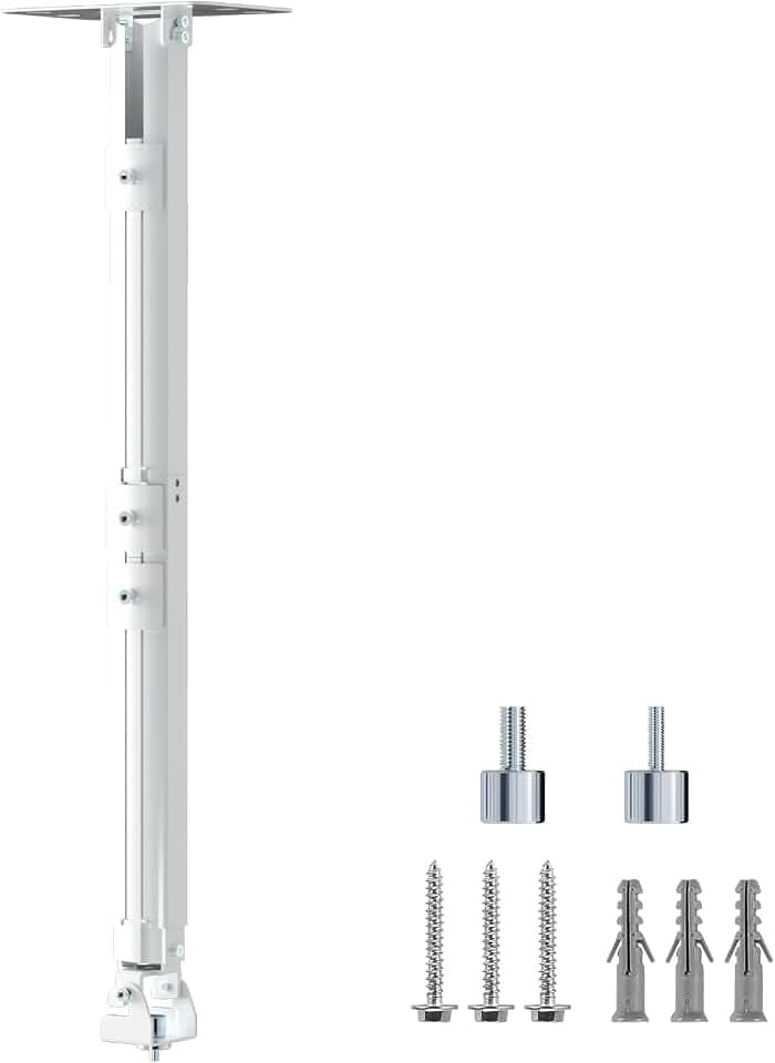 suptek 49inch Extended Mini Projector Ceiling Mount Adjustable Wall Mount with Thread Adapters for Projector DVR Camera (PR05LMINIW)