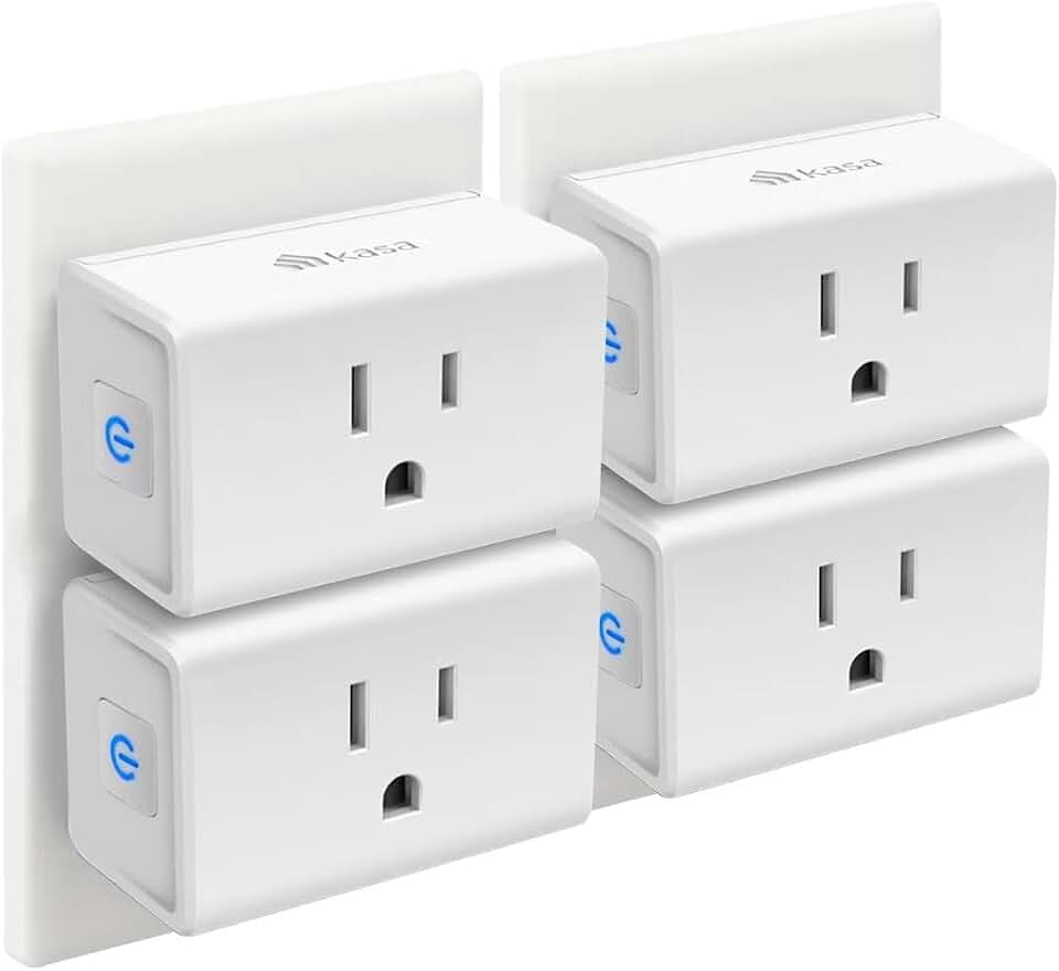 Kasa Smart Plug Ultra Mini 15A, EP10P4, Smart Home Wi-Fi Outlet