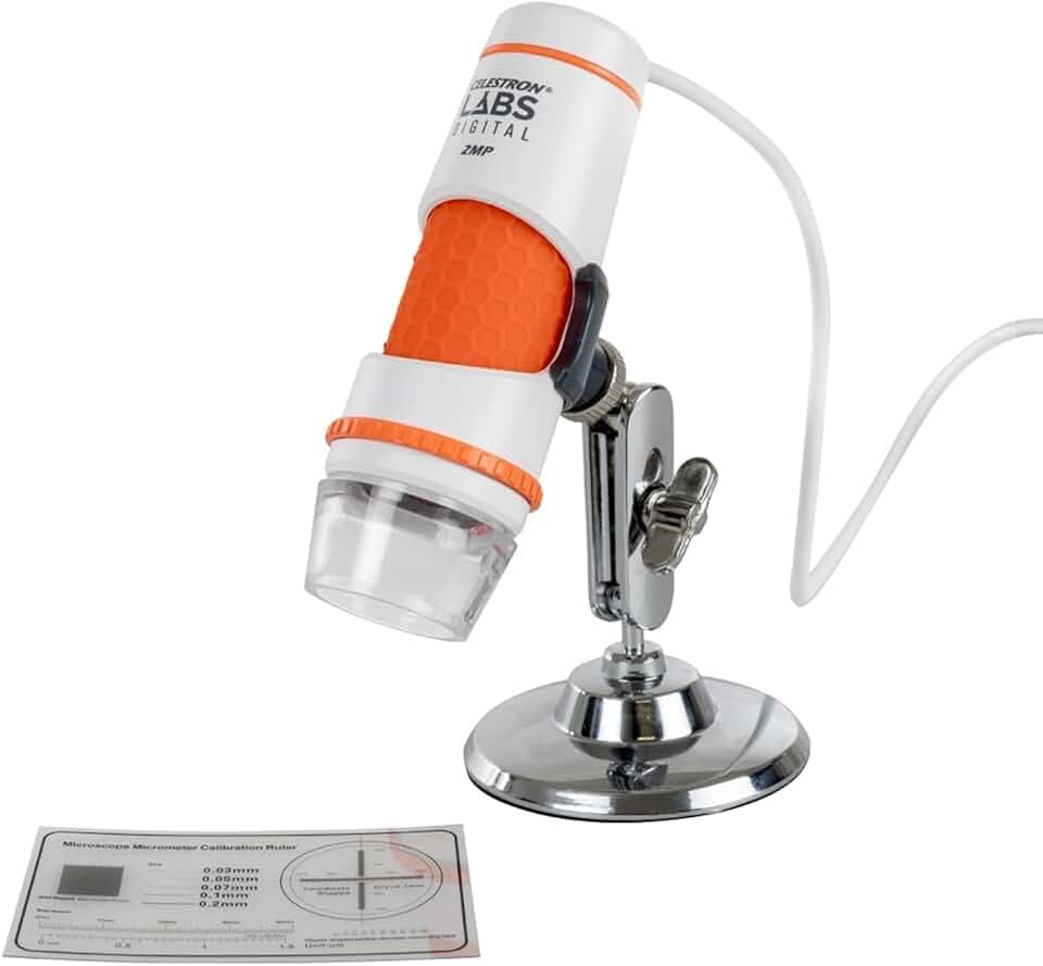 Celestron Labs Digital 2MP Handheld Microscope for Live PC ViewingLearning
