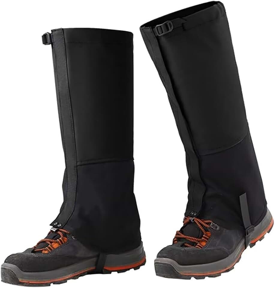Gamaschen Wasserdicht, Gamaschen Wandern Outdoor Herren Damen zum Fahrrad,Schneeschuhwandern,Jagd,Trekking,Schutz vor Regen,Schnee und Insekten