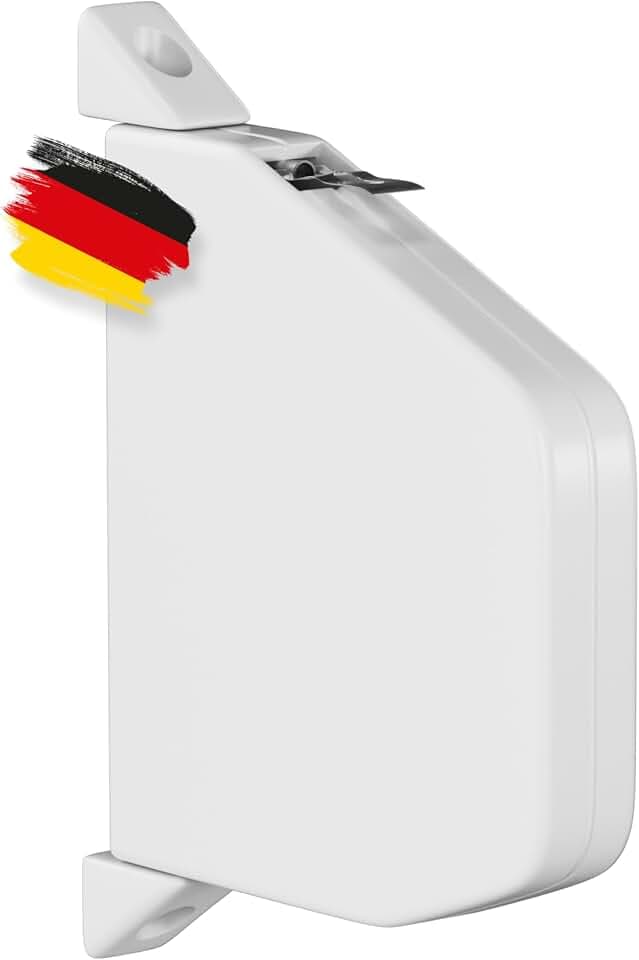 BAUHELD Schnurwickler ohne Schnur Mini bis ca. 5,3m Rolladen-Schnur - Weiß