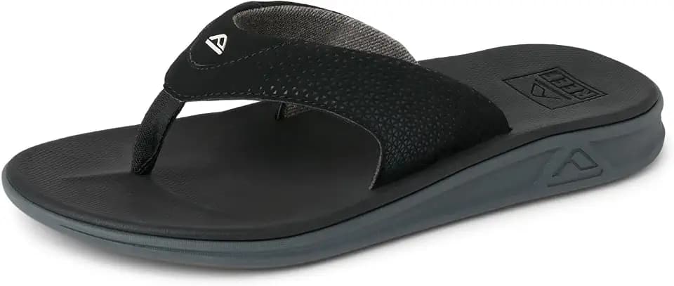 Reef Rover Mens Flip Flop, Supportive & Ultra Soft Footbed, Durable Non Marking Outsole