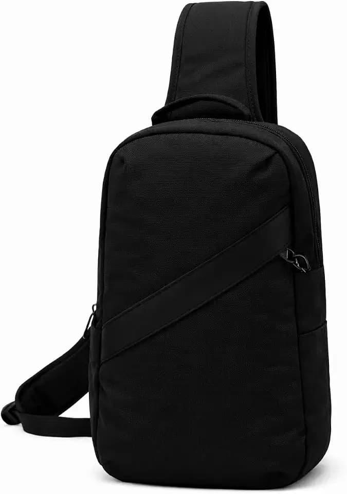 Anti-Theft Classic Crossbody Sling Bag, RFID-Blocking, Slash-Resistant with Locking Zippers for Travel & Everyday City Use