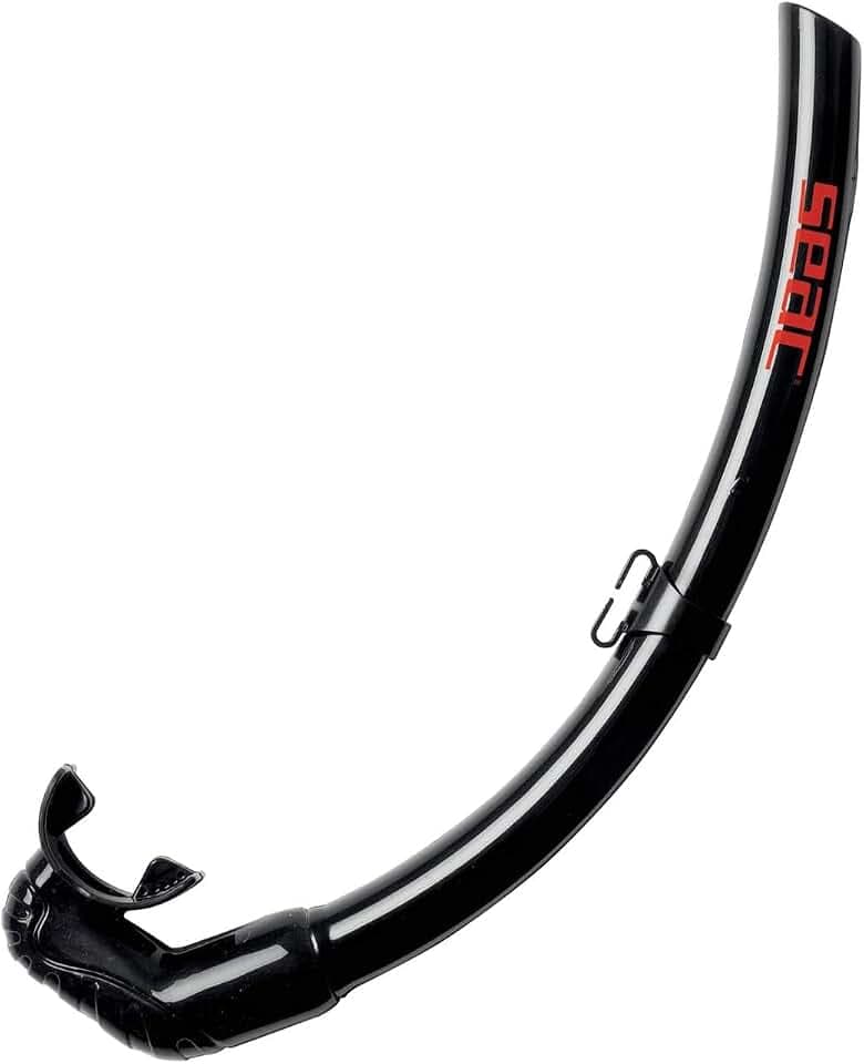 Seac Top Flex Schnorchel, Schwarz