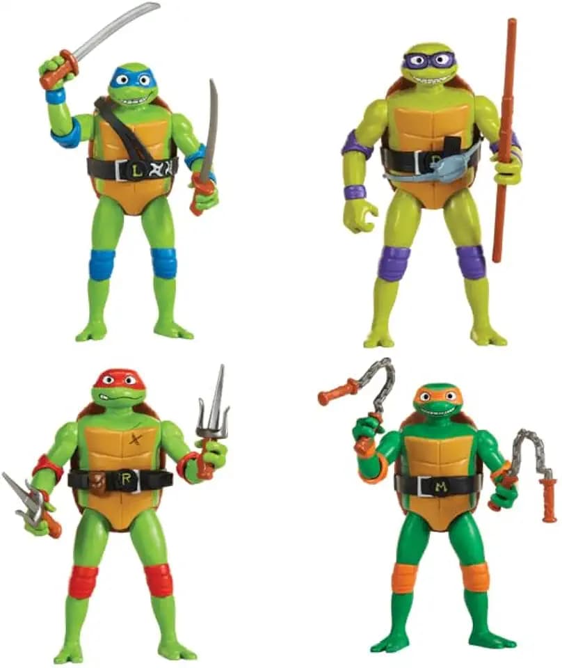 Teenage Mutant Ninja Turtles Head Droppin Turtles 4-Pack by Playmates Toys