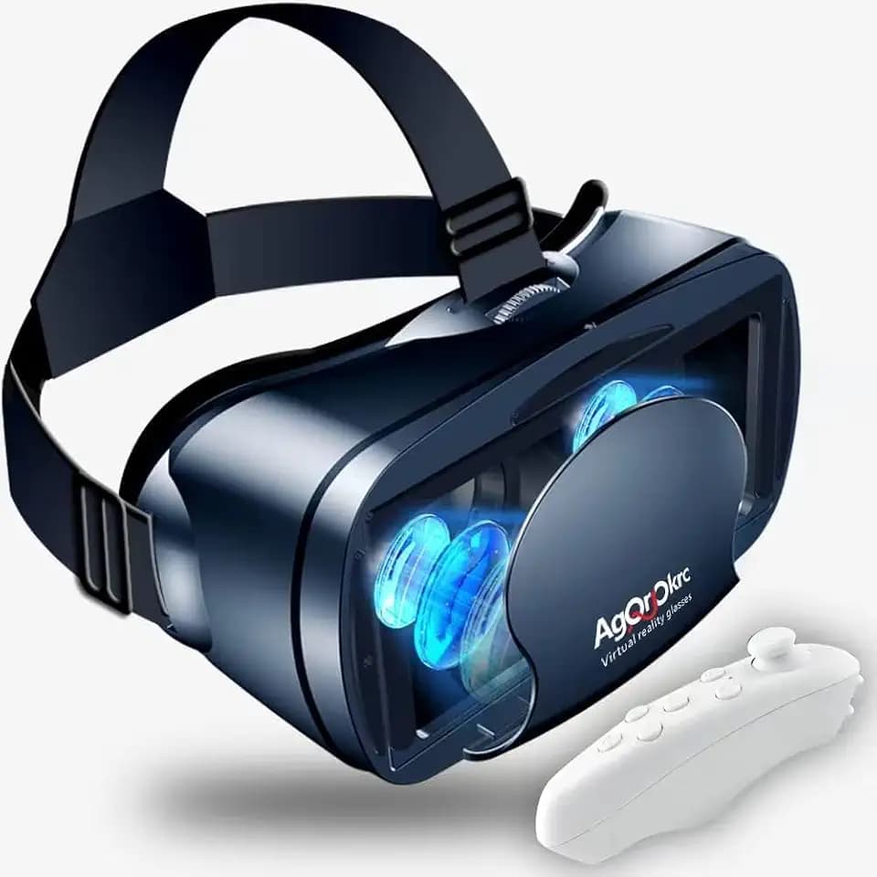 VR Headset with Controller Virtual Reality Headset 3D VR Headset for Phone